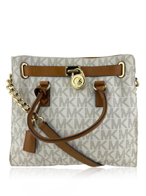 Bolsa com Alça Michael Michael Kors Hamilton Monograma Original - AFDQ1 ...