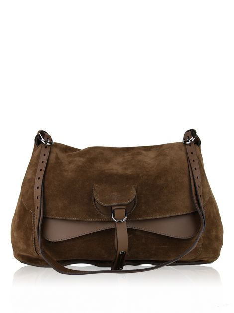 Bolsa Fontana Milano 1915 Wight Saddle Hobo Marrom