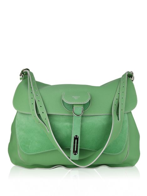 Bolsa Fontana Milano 1915 Wight Saddle Hobo Menta