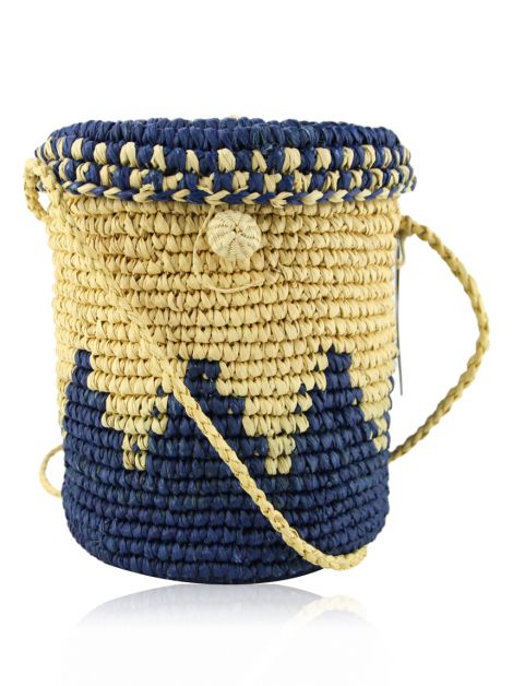 Bolsa Nannacay Bucket Toquilla Azul