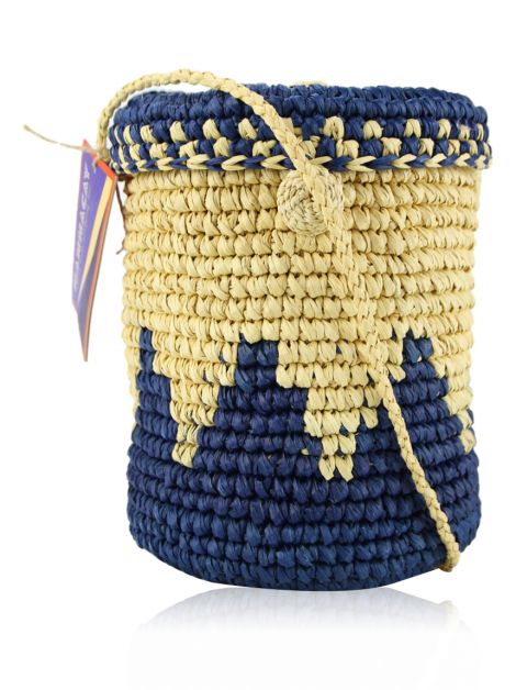 Bolsa Nannacay Bucket Toquilla Azul