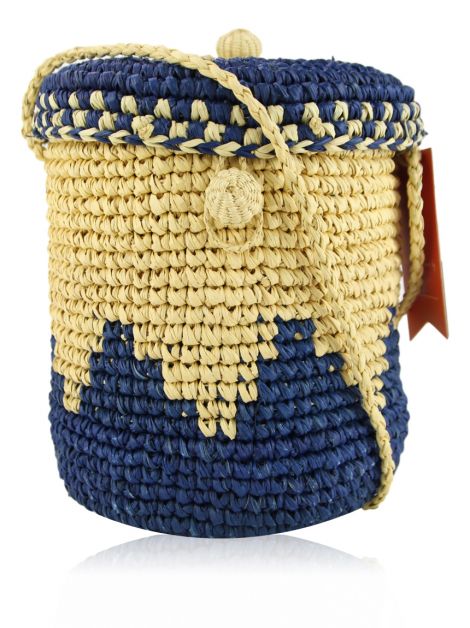 Bolsa Nannacay Bucket Toquilla Azul