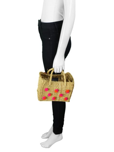 Bolsa Nannacay Pompom Rosa