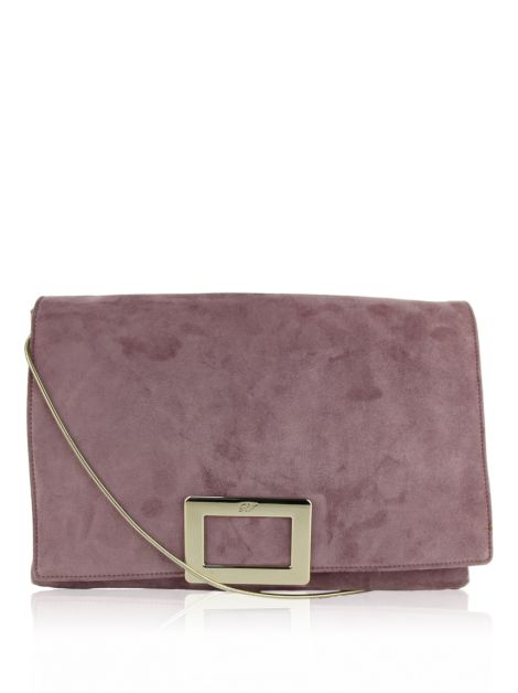 Bolsa Roger Vivier Camurça Lavanda