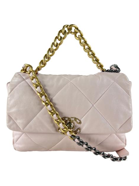 Bolsa Tiracolo Chanel 19 Flap Rosa - CQPD9 Original | Etiqueta Única