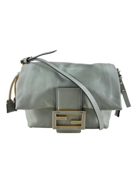 Bolsa Tiracolo Fendi Mamma Baguette Verde - SZ9701 Original