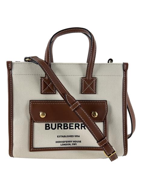 Bolsa Tote Burberry Freya Mini Two Tone - CTUY6 Original