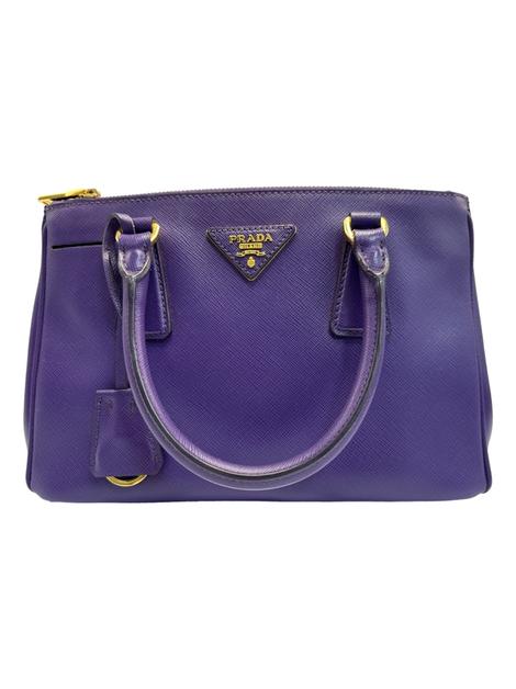 PRADA パープル巾着 bolsa-tote-prada-galleria-mini