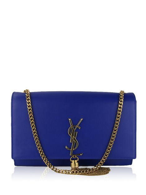 Bolsa Tiracolo Yves Saint Laurent Babylone Azul Original - ABJ151