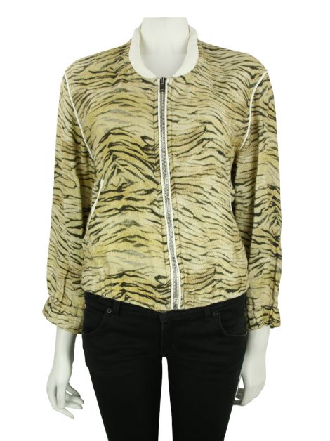 Jaqueta Iro Bomber Animal Print