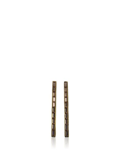 Brinco Camila Klein Retangular Dourado
