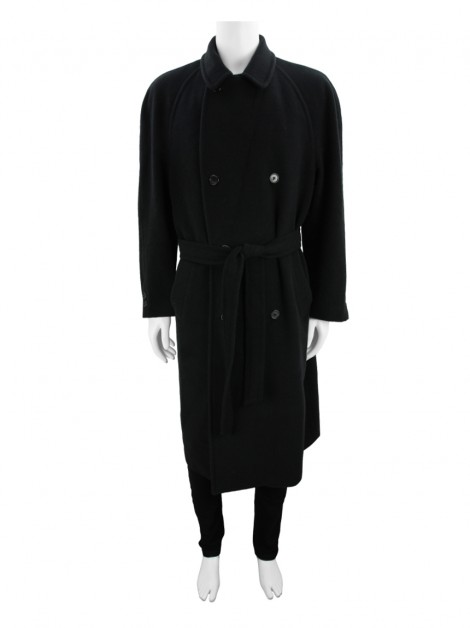Casaco Canali Longo Preto Masculino