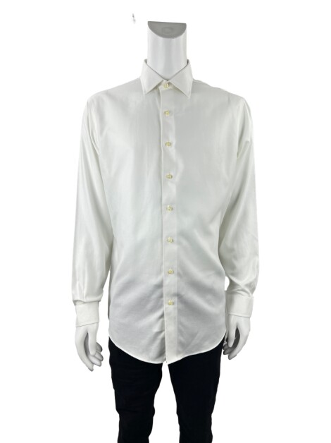 Camisa Brooks Brothers Texturizada Branca