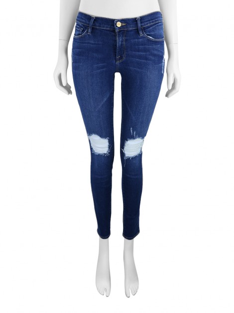 Calça FRAME Le Skinny de Jeanne Azul