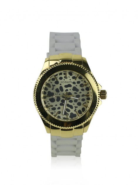 Relógio H.Stern HS ID Animal Print Off White