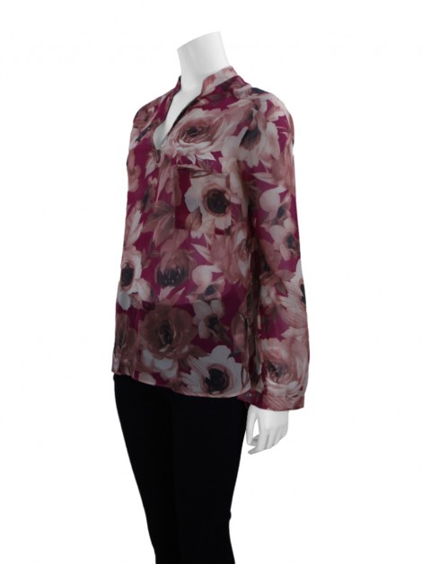 Blusa Maria Garcia Transparência Floral