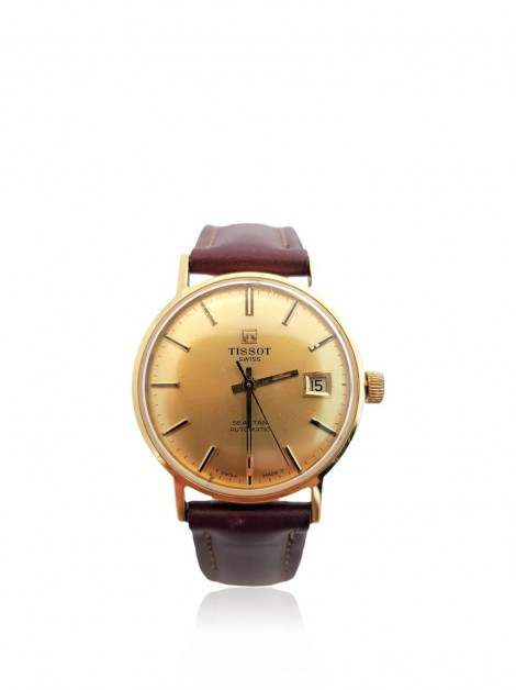 Relógio Tissot Seastar Ouro 18k Automático Vintage