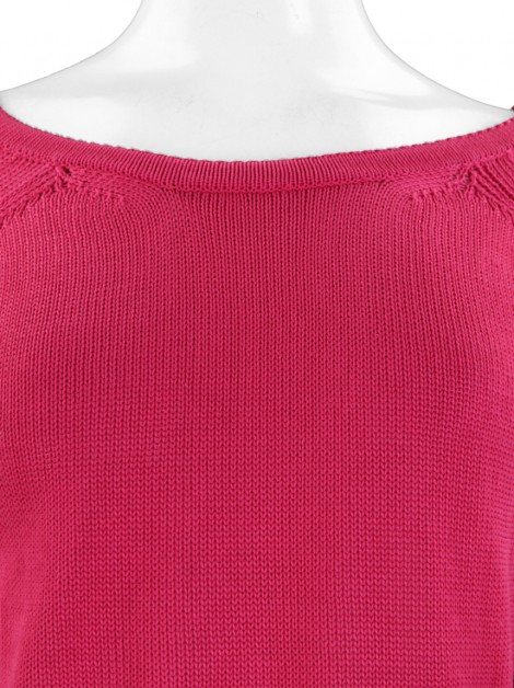 Blusa Marisa Ribeiro Tricot Rosa
