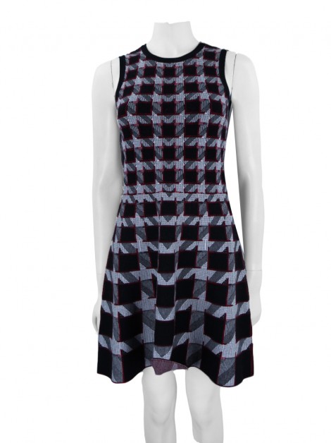 Vestido Karen Millen Malha Estampa Geométrica