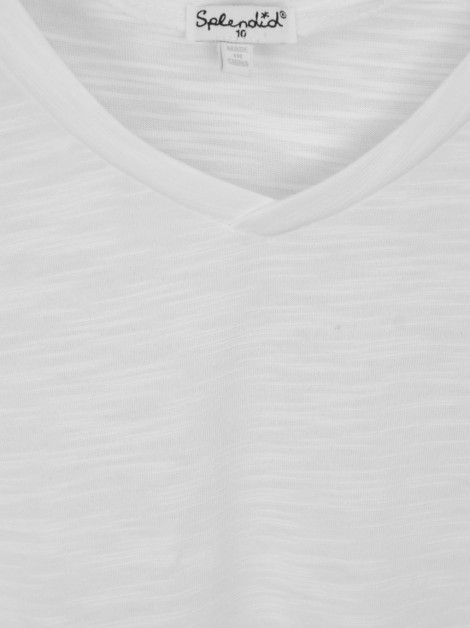 Blusa Splendid Gola V Branca Infantil