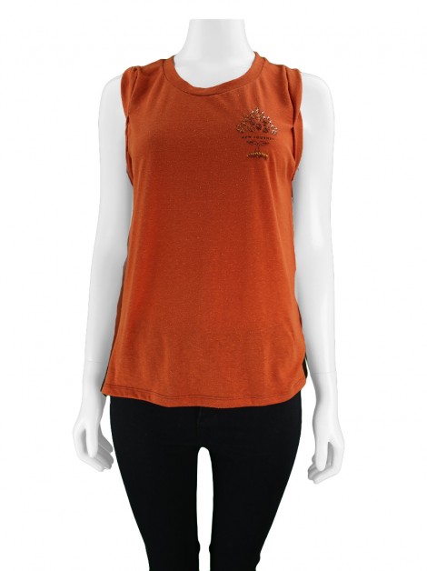 Blusa B/Yourself Bordada Laranja