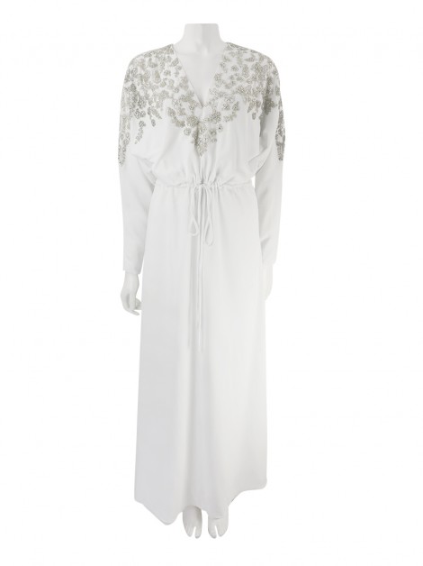 Vestido Sandro Barros Longo Branco