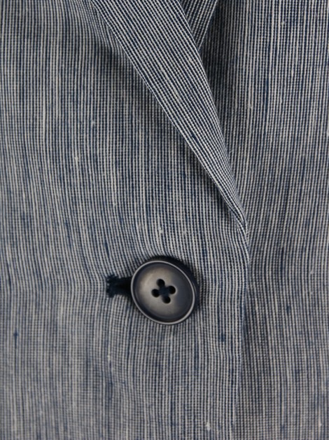 Blazer Club Monaco Linho Azul Masculino