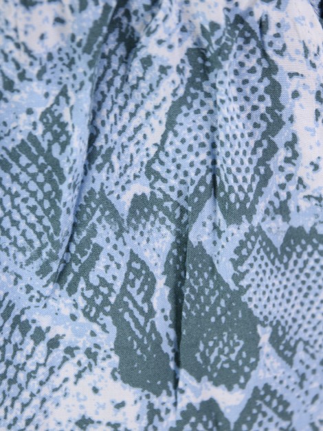 Calça Batô Batô Estampa Phyton Azul