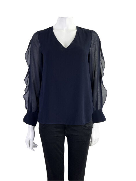 Blusa See By Chloé Tecido Azul Marinho