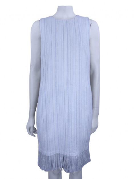 Vestido Karl Largerfeld Paris Franja Metálico