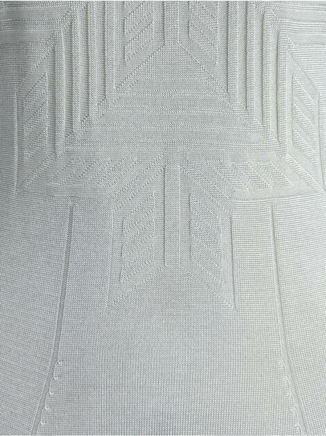 Vestido Alcaçuz Tricô Off-White