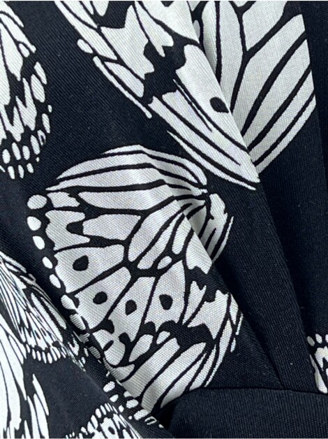 Vestido Issa London Estampado P&B