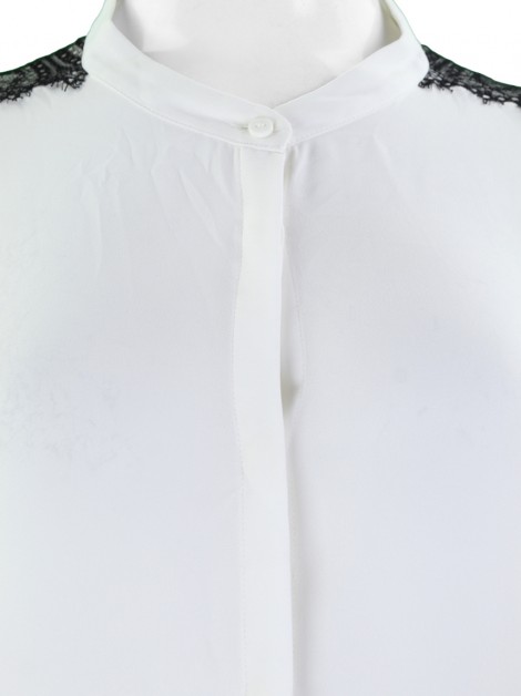 Camisa The Kooples Rendada Off White