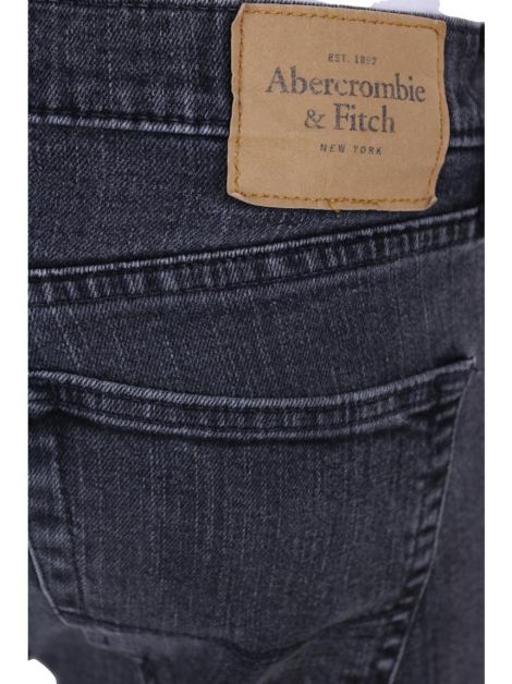 Calça Abercrombie & Fitch Jeans Cinza