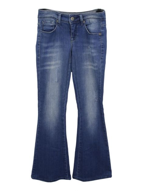 Calça Costume Jeans Flare Azul