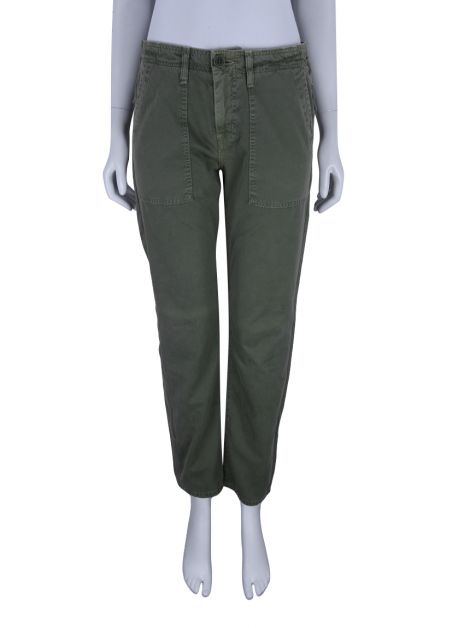 Calça Current Elliott Reta Verde Oliva