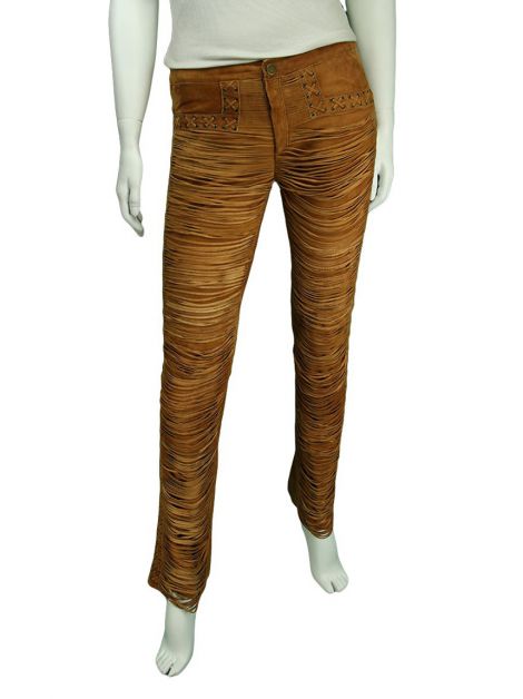 Calça Daslu Couro Caramelo