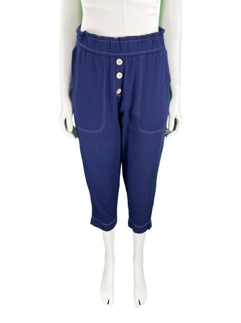 Calça Duda Maron Tecido Azul