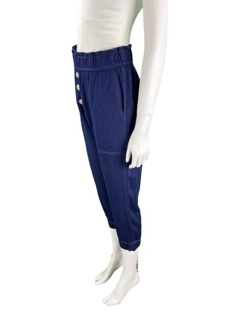 Calça Duda Maron Tecido Azul