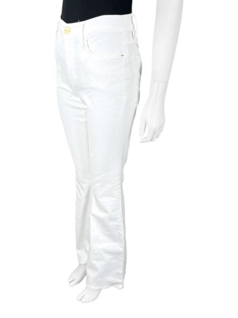 Calça FRAME Flare Jeans Branca