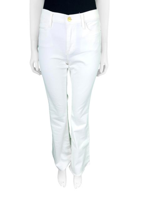 Calça FRAME Flare Jeans Branca