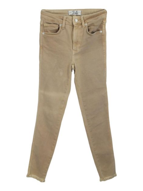 Calça Free People Skinny Jeans Bege