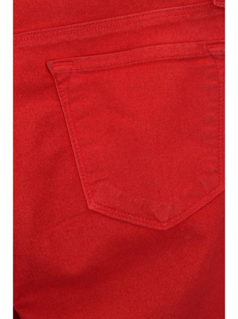 Calça J Brand Skinny Jeans Vermelha