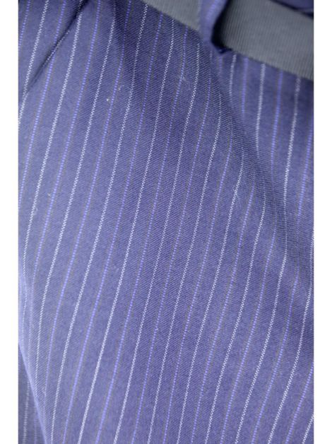 Calça Joseph Listrado Azul Marinho