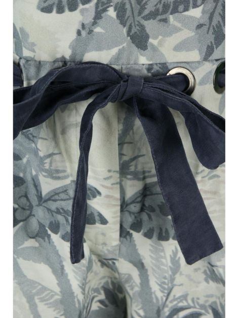 Calça Maria Garcia Estampa Azul