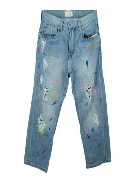 Calça Not Your Basic Denim Jeans Estampas