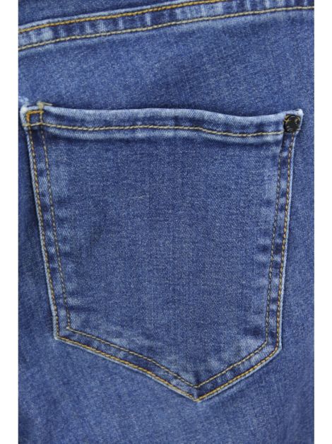 Calça Spezzato Jeans Recortes Azul