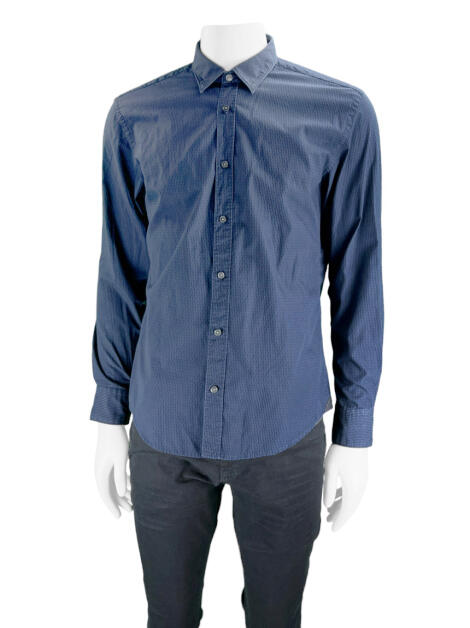 Camisa Hugo Boss Slim Fit Azul - AHBT211 Original | Etiqueta Única