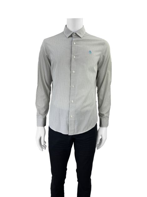 Camisa Penguin Quadriculada Cinza