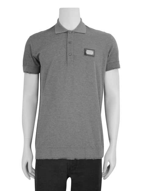 Camisa Polo Dolce Gabbana Cinza Masculina BCH2068 - Main Image